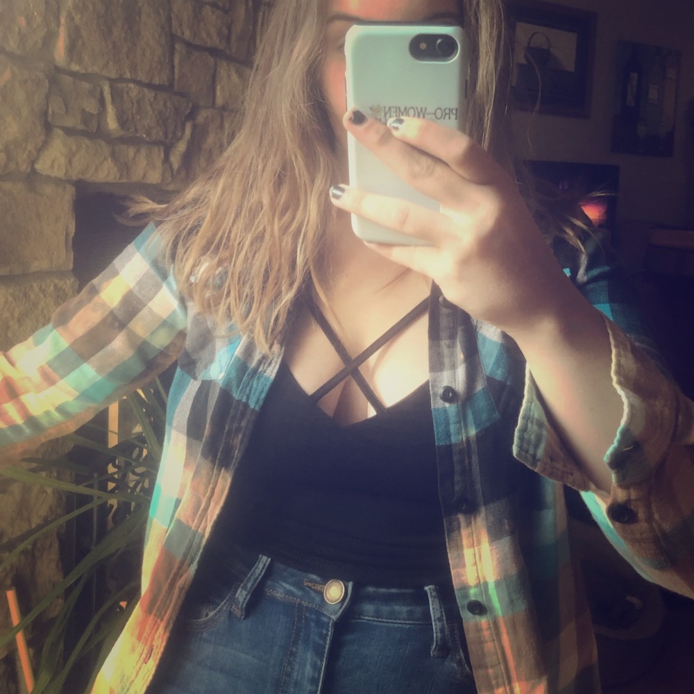 xl acid wash flannel